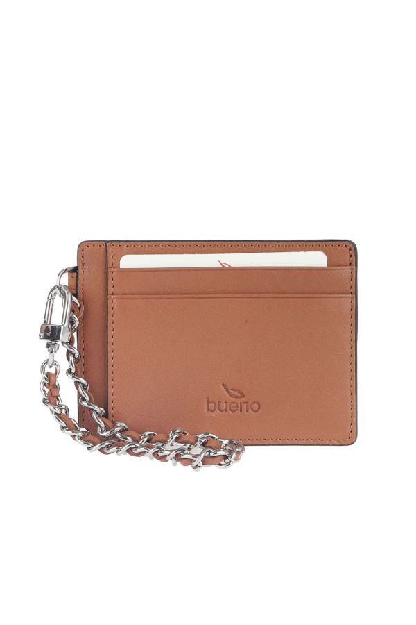 Taba Koyu Deri Unisex Kartlık