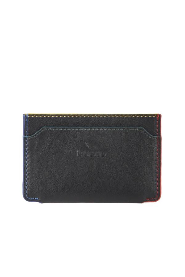 Siyah Deri Unisex Kartlık