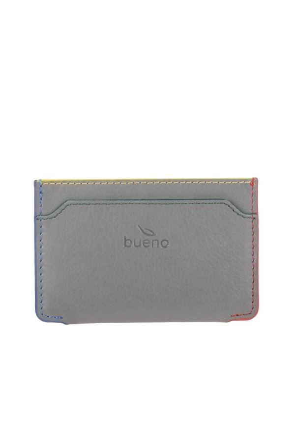 Gri Deri Unisex Kartlık