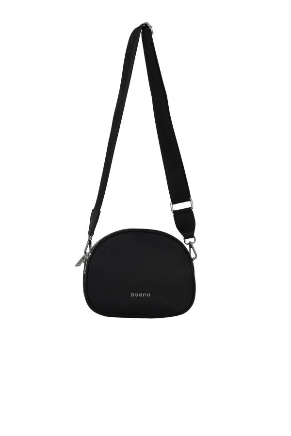 Siyah Deri Kadın Kol Çantası