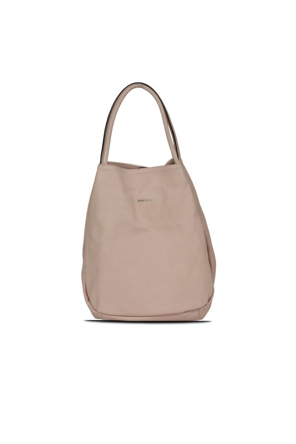 Pudra Mlc Deri Kadın Omuz Çantası