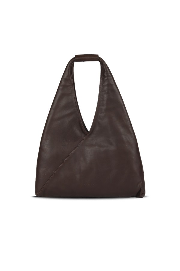 Kahverengi Deri Kadın Omuz Çantası