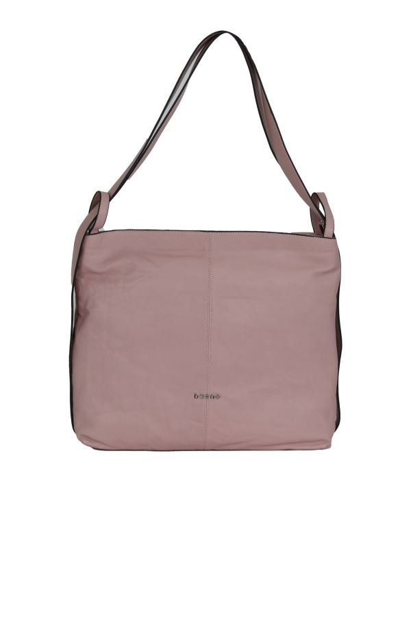 Gül Kurusu Deri Kadın Omuz Çantası