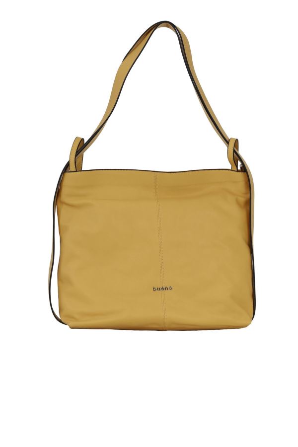 Sarı Deri Kadın Omuz Çantası