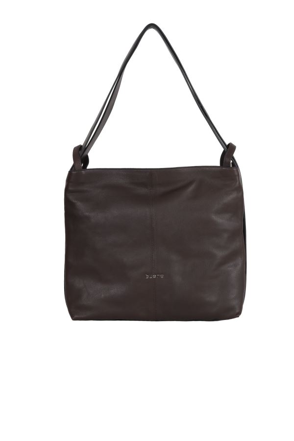 Kahverengi Deri Kadın Omuz Çantası