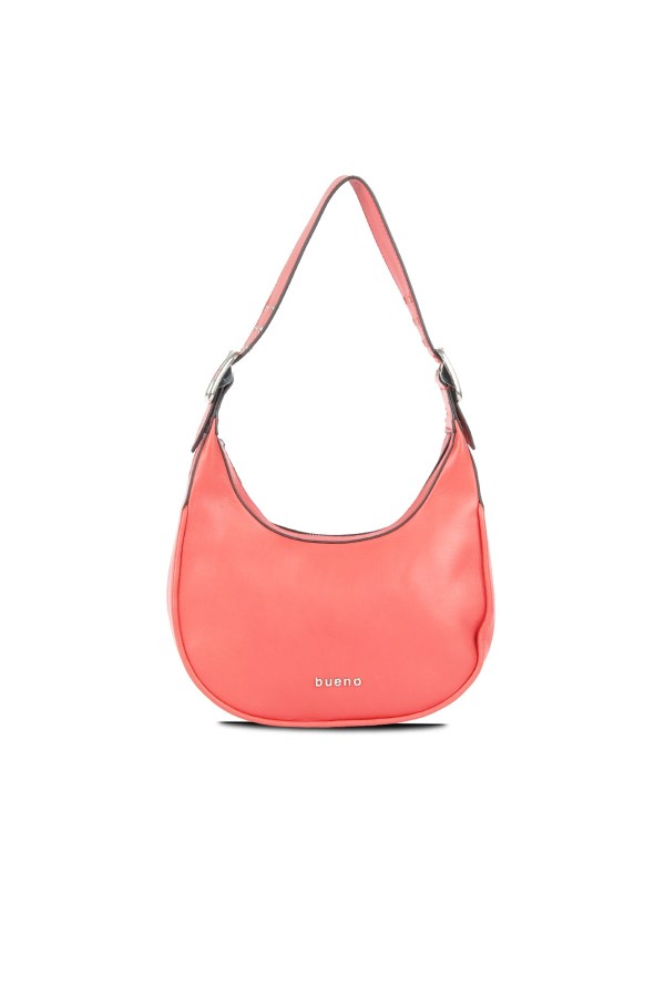 Kırmızı Sct Deri Kadın Omuz Çantası