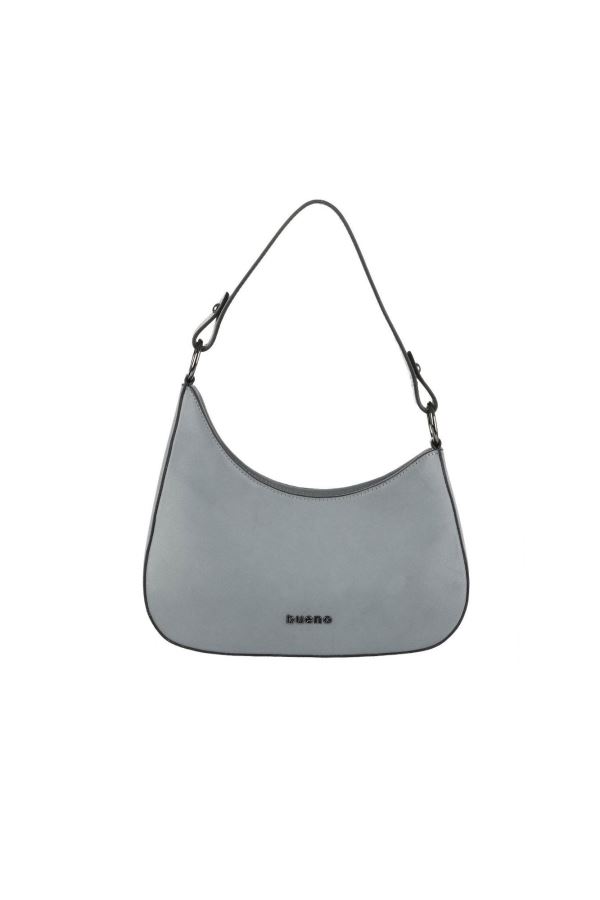 Gri Açık Mlc Deri Kadın Omuz Çantası