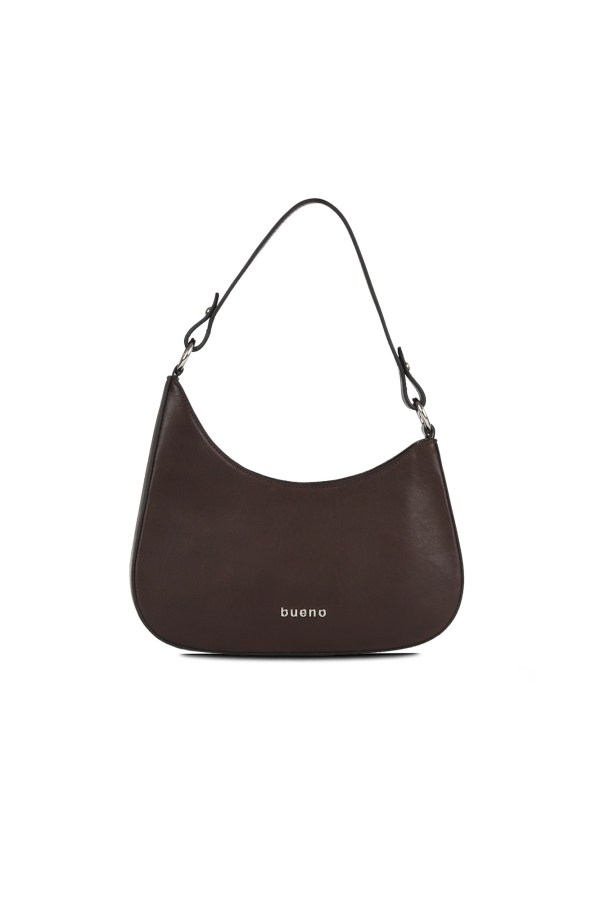 Kahverengi Deri Kadın Omuz Çantası