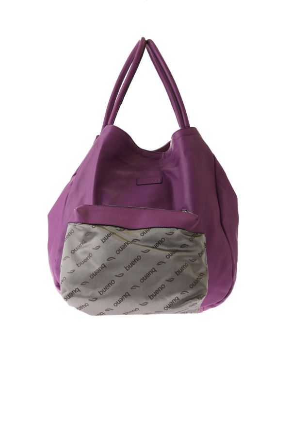 Lila Deri Kadın Omuz Çantası