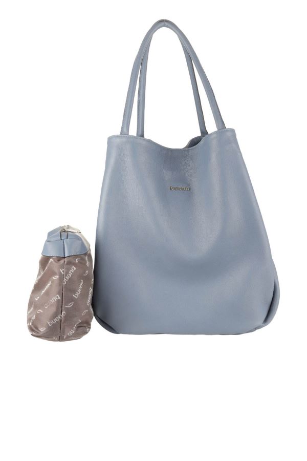 Mavi Flotter Deri Kadın Omuz Çantası