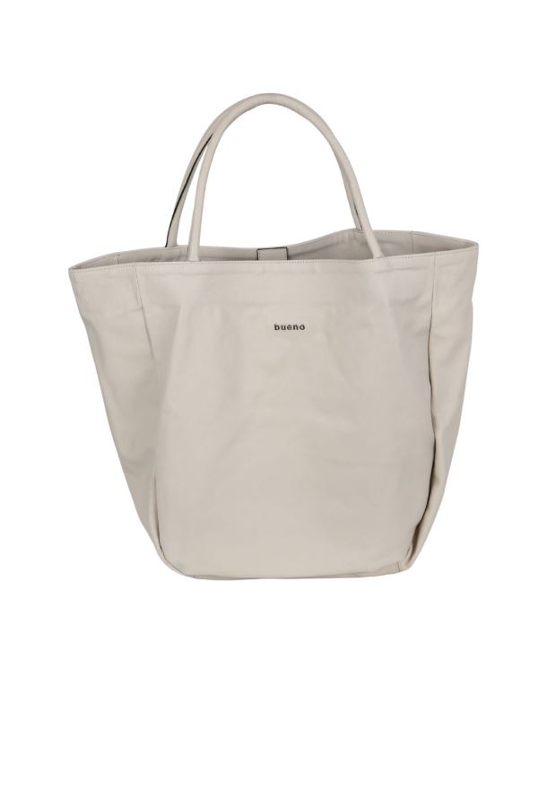 Bej Deri Kadın Omuz Çantası