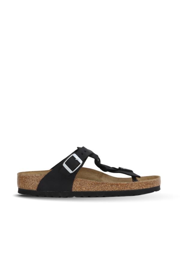 Siyah Birkenstock Birkenstock Gizeh Leoi Braided