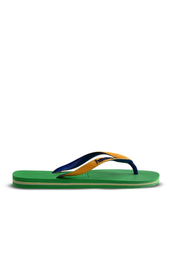 Yeşil Havaianas HAVAIANAS BRASIL MIX LEAF GREEN/MARINE BLUE