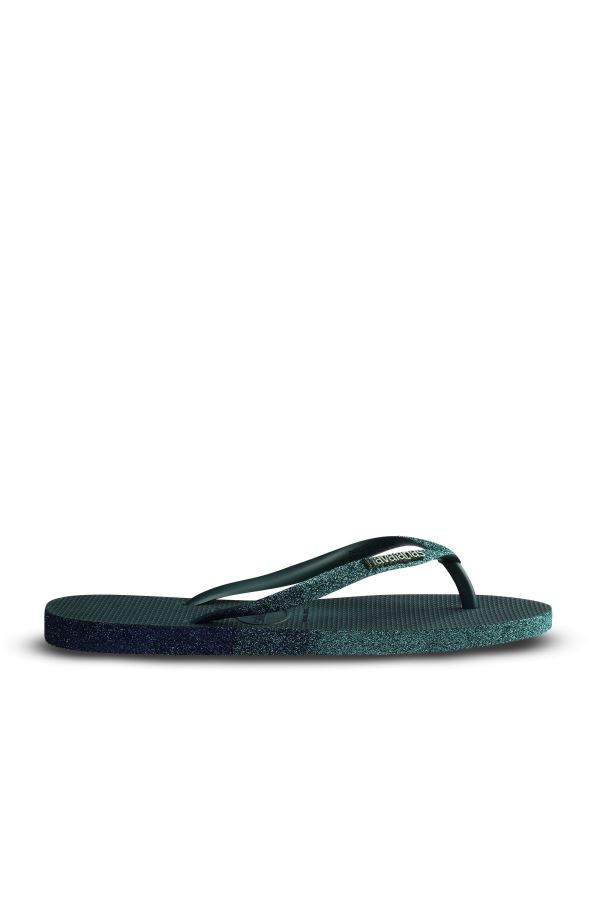 Yeşil Havaianas Havaianas Metal Logolu Kadın Terlik