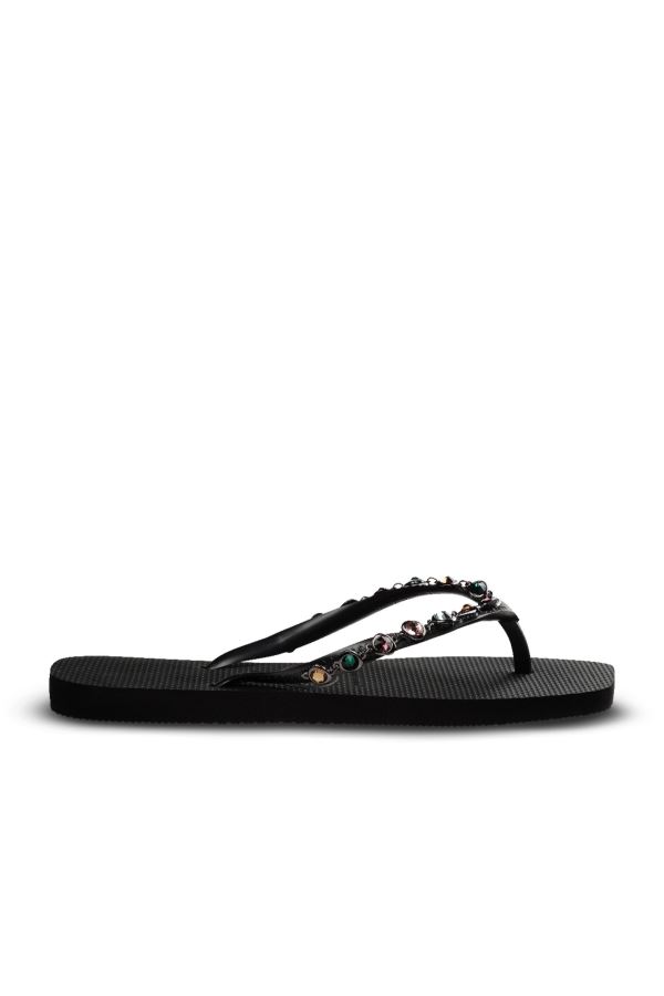 Siyah Havaianas Havaianas Slim Square Luxury Kadın Terlik