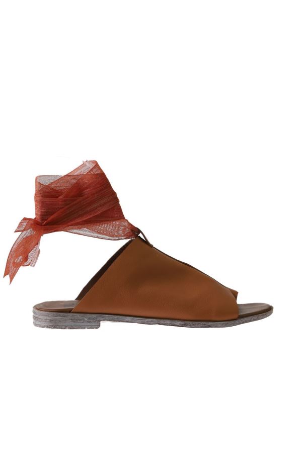 Taba Deri Kadın Parmak Arası Terlik