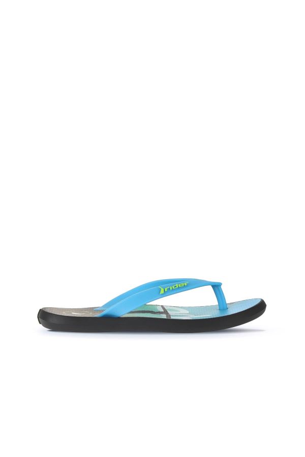 Siyah Rd Rider R1 Style Erkek Çocuk Parmak Arası Terlik