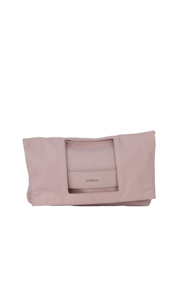 Pembe Deri Kadın Portföy Çanta