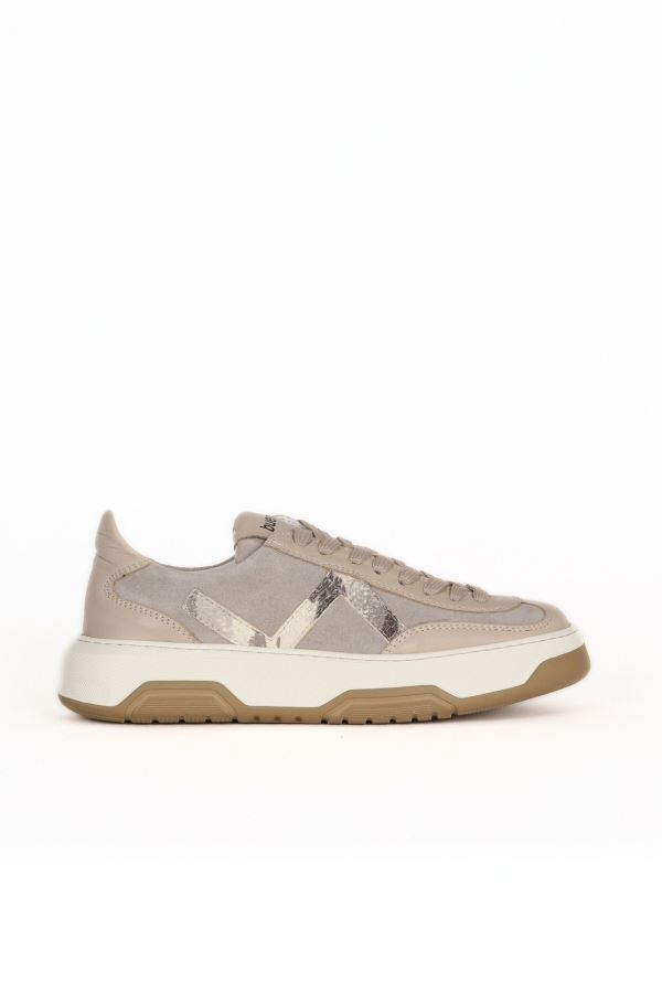 Krem Multi Deri Kadın Spor Ayakkabı