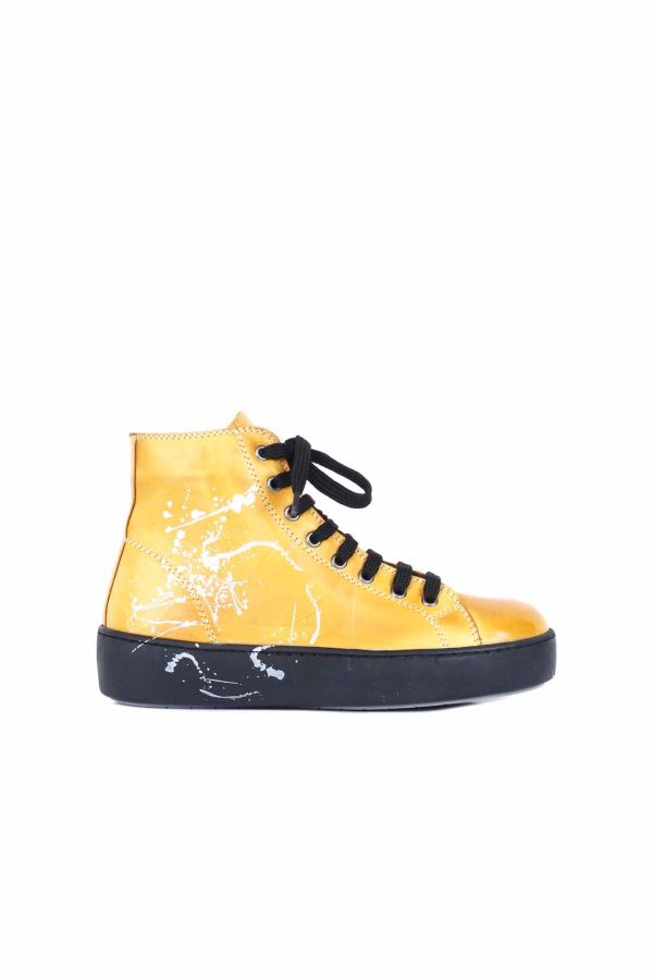 Sarı B84C01 Kadın Spor Bot