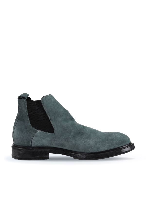 Yeşil Süet Erkek Bot