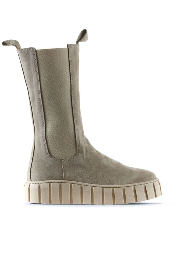 Bej Süet Kadın Spor Çizme