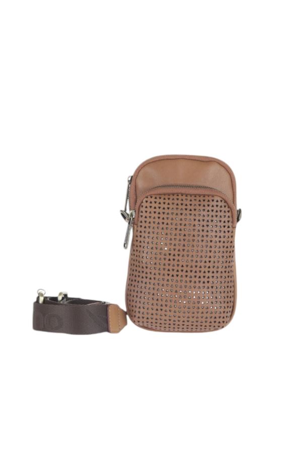 Taba Deri Unisex Telefon Çantası