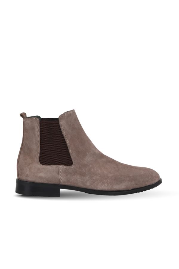 Vizon Süet Erkek Düz Bot