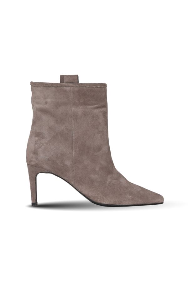 Vizon Süet Kadın Topuklu Bot