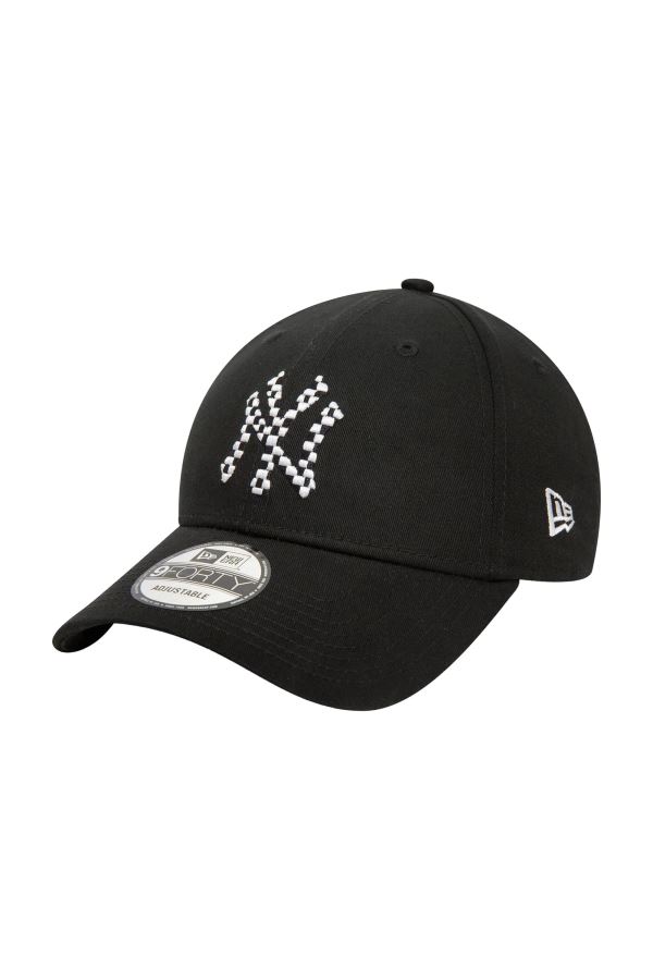 Siyah New Era New Era Şapka - Wmns Metallic Logo 9FORTY New York Yankees 