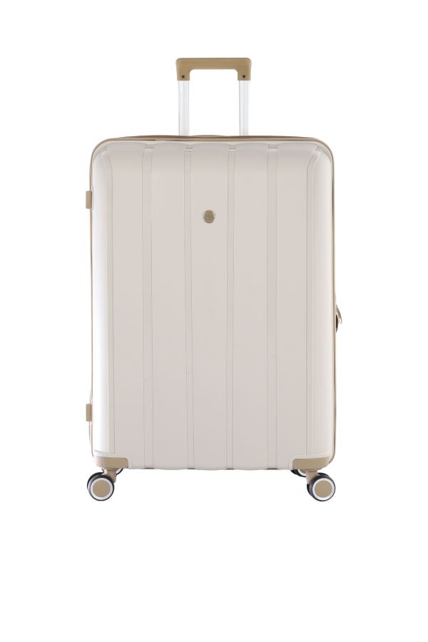 Kemik Gri Pp Büyük Boy Valiz